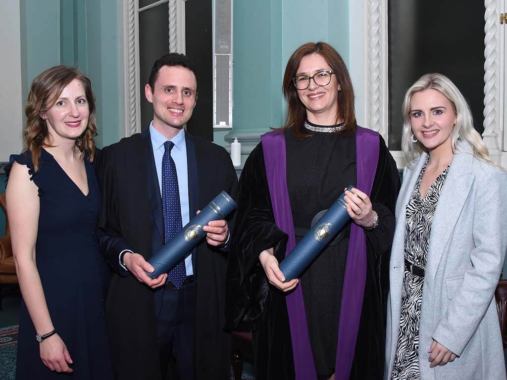 Newly conferred members of the Institute of Obstetricians and Gynaecologists